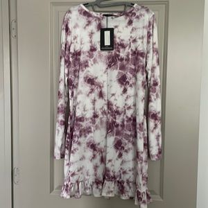 PLT mini Plus Mauve Tye Dye Dress